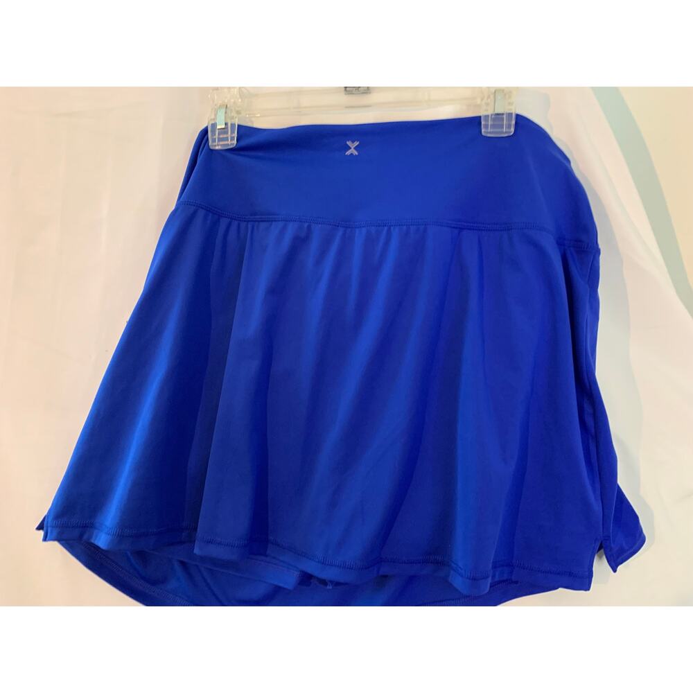 Xersion Skort Womens XXL Blue Quick Dri Polyester Blend Skort